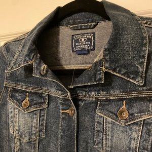 Lucky Brand Cropped Jean Jacket